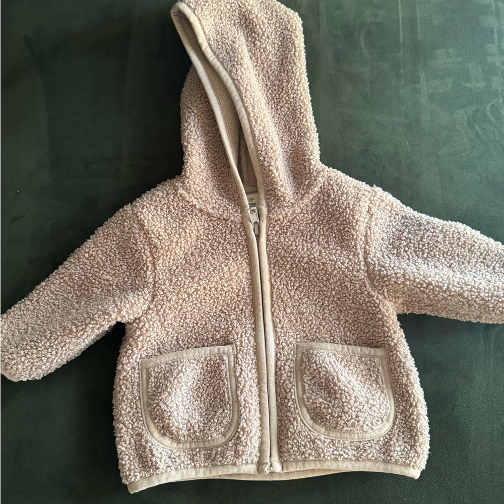 Tucker + Tate Cream Sherpa Kids Jacket